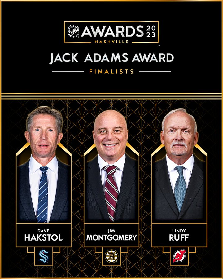 Jack Adams Award 3 Finalists For Best NHL Coach Clear - 7sport Canada