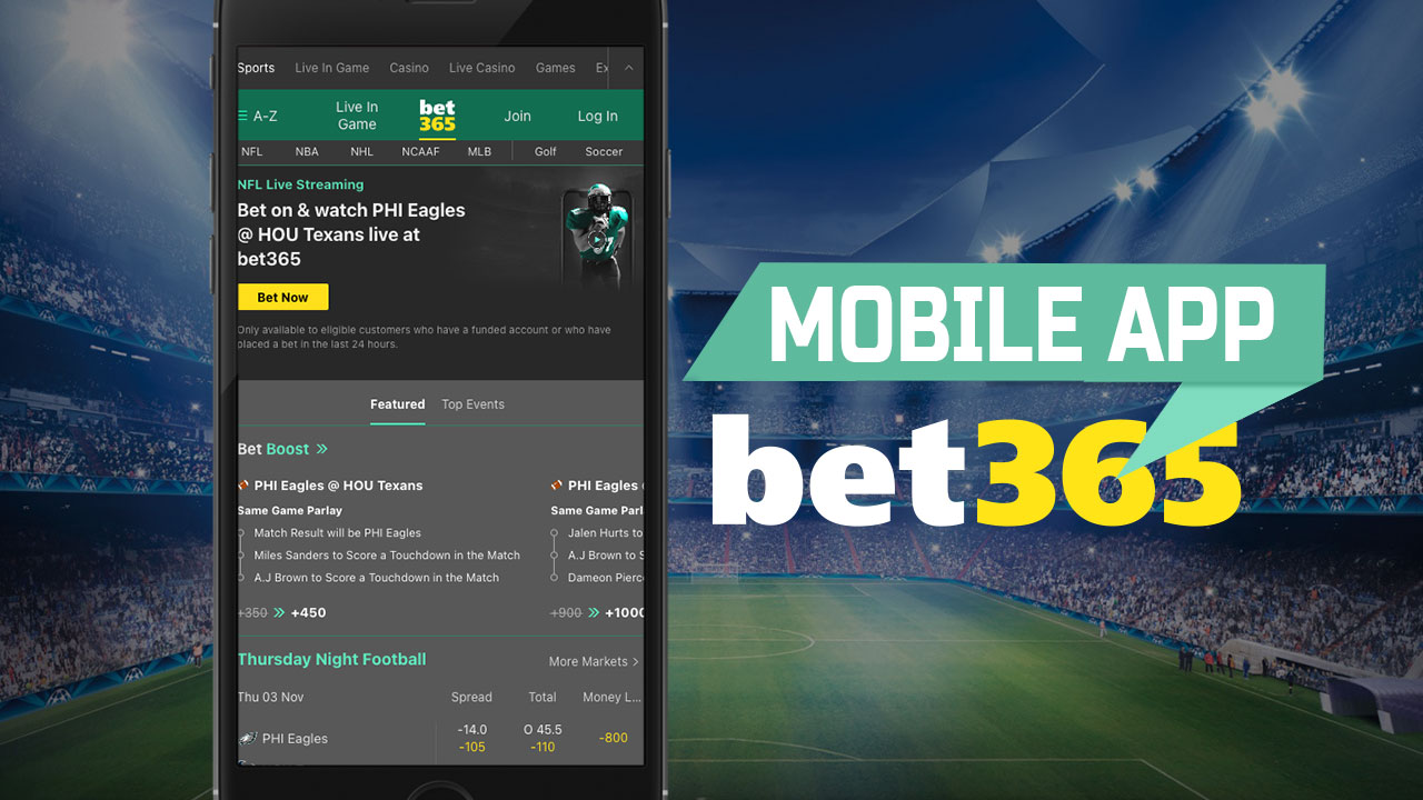 Bet365 Mobile App and Live Casino App Android and iOS