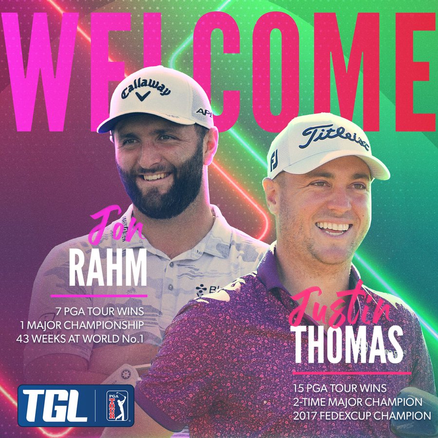 PGA Tour stars Justin Thomas and Jon Rahm will play in TGL 2