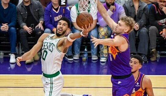 Tatum, Brown power Celtics to comfortable victory over Suns