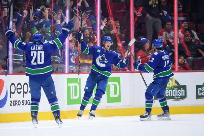 Canucks fight back from four-goal deficit to defeat Canadiens in OT 10