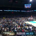 Spurs fans break NBA attendance record