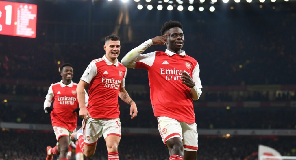 Nketiah earns dramatic late win for Arsenal against Man United 9