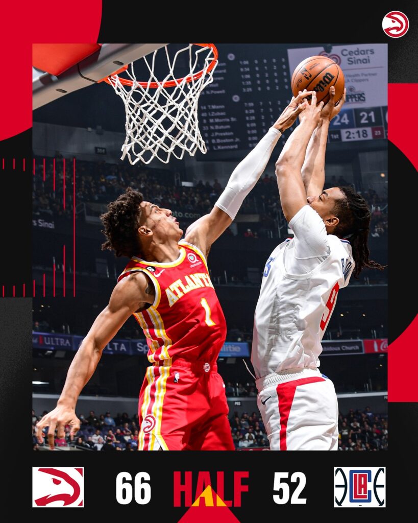 Hawks hand Clippers sixth straight loss 9