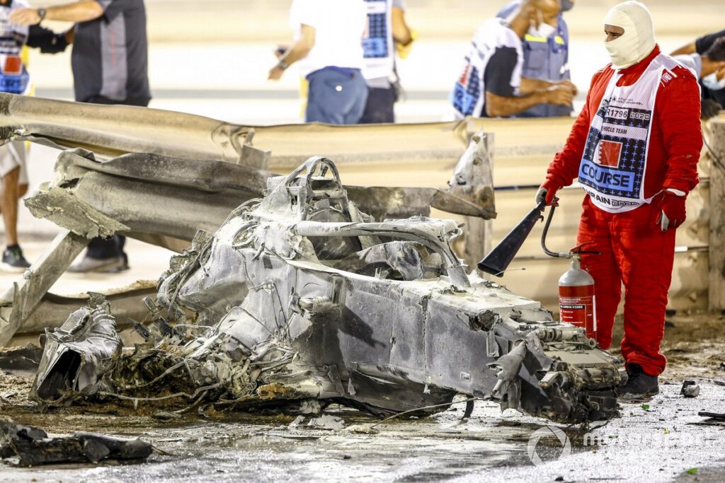 Exhibition will show Grosjean's car remains from horrific crash 13