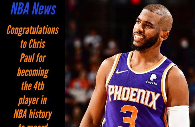 Chris Paul becomes 4th player in NBA history with 2,500 steals 4