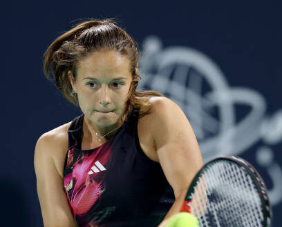 Top seed Kasatkina comes from behind to reach last eight in Abu Dhabi