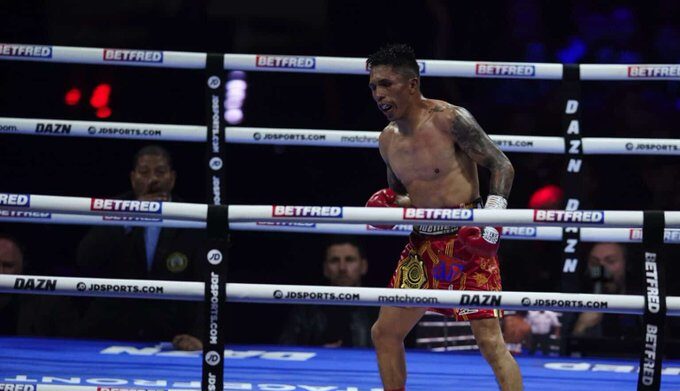 Mexican Lara wins maiden world title after knocking out Briton Wood 11