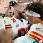 Mahomes and Kelce apologise for swearing on tv after Super Bowl win