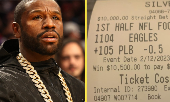 Mayweather reveals he lost huge $10,000 bet on Super Bowl 17