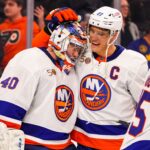 Islanders beat Flyers in Horvat’s debut