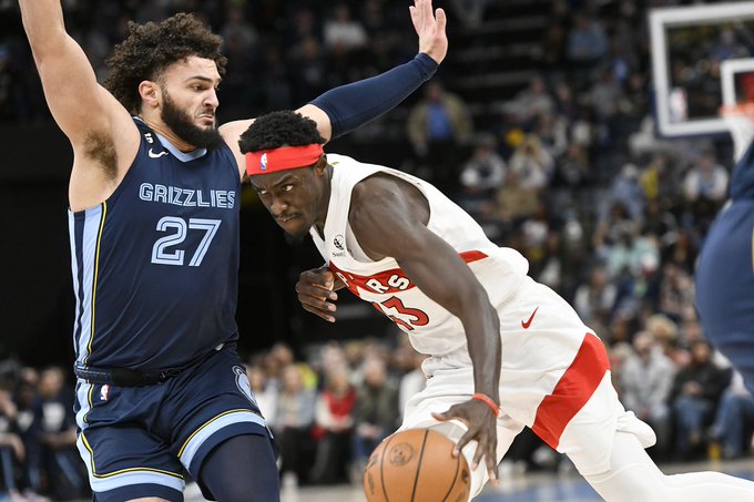 Raptors overcome 15-point deficit to topple Grizzlies 15