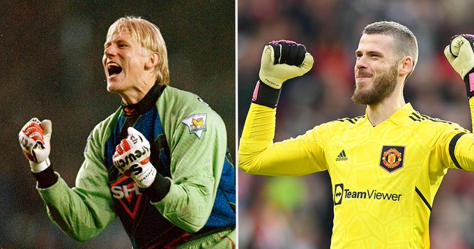 De Gea matches Schmeichel's clean sheet record for Man United 11
