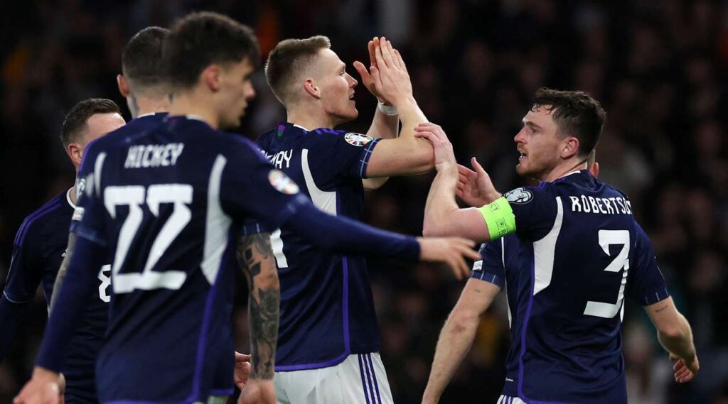 Scotland shocks Spain with McTominay brace