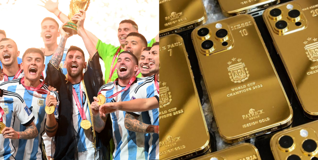Messi buys 35 golden phones for Argentina World Cup team 14