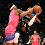 Giannis triple-double pushes Bucks on top of Wizards 117-111