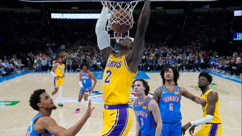 Schroder lead Lakers to first win without LeBron James