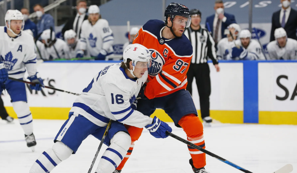 McDavid creates three out of five goals for Oilers win over Leafs