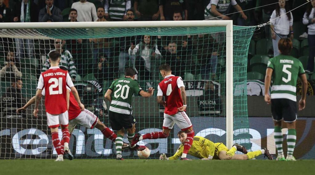 Sporting CP holds 2-2 draw against Arsenal in Lisbon