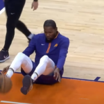 Durant warmup injury force him out of his Suns home debut