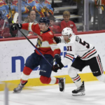 Montour OT goal leads Panthers to win over Blackhawks