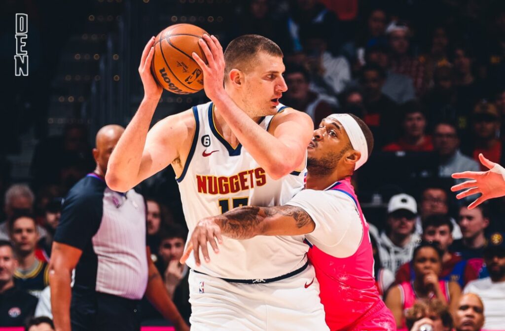 Jokic scores 31 points, Nuggets routine victory against Wizards