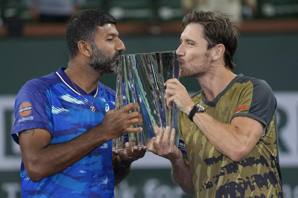 India’s Bopanna became the oldest player to win an ATP Masters title