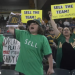 A’s fans shouting ‘Sell the team!’ during Cincinnati Reds loss