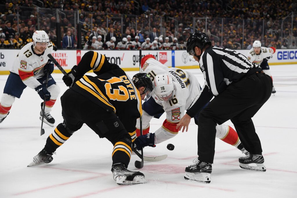 NHL record breaker Bruins beat Panthers 3-1 in Game 1