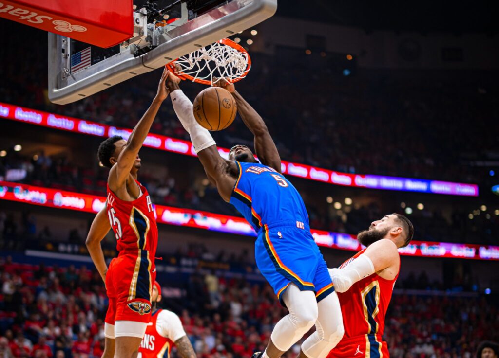 Thunder edge out Pelicans 123-118 to advance in play-in tournament