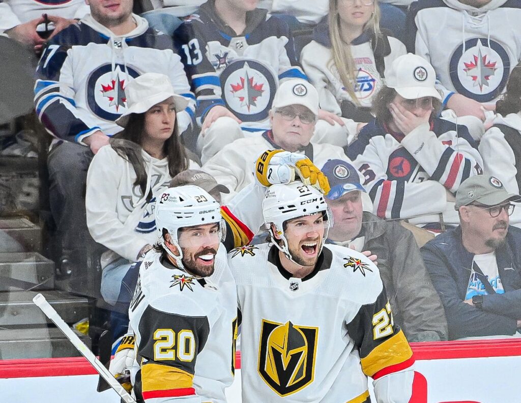 Golden Knights edge out Jets 4-2 to take 3-1 lead