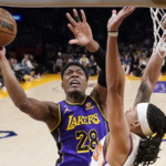 Lakers beat Suns 121-107 trying to avoid play-in spot