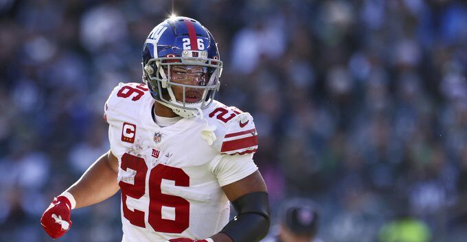 Barkley declines to sign tag until Giants’ program