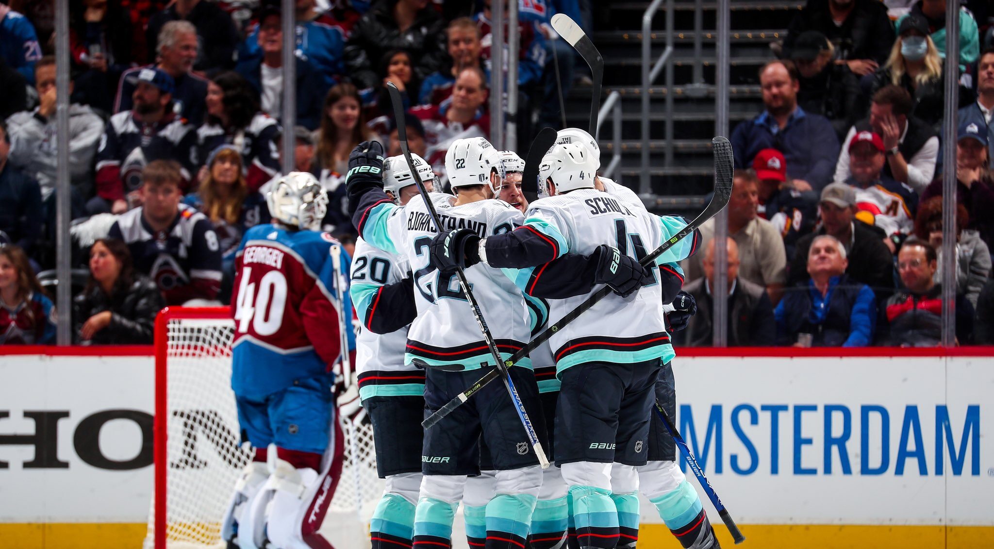 Kartye notches in NHL debut, Kraken top Avalanche 3-2