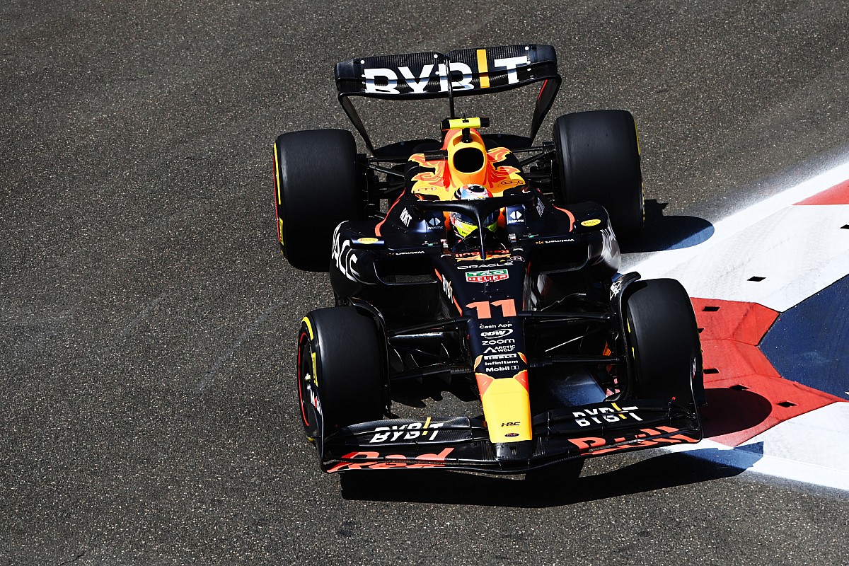 Sergio Perez wins Azerbaijan sprint race ahead of Leclerc