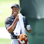 Tiger Woods leaves the Masters before play begins