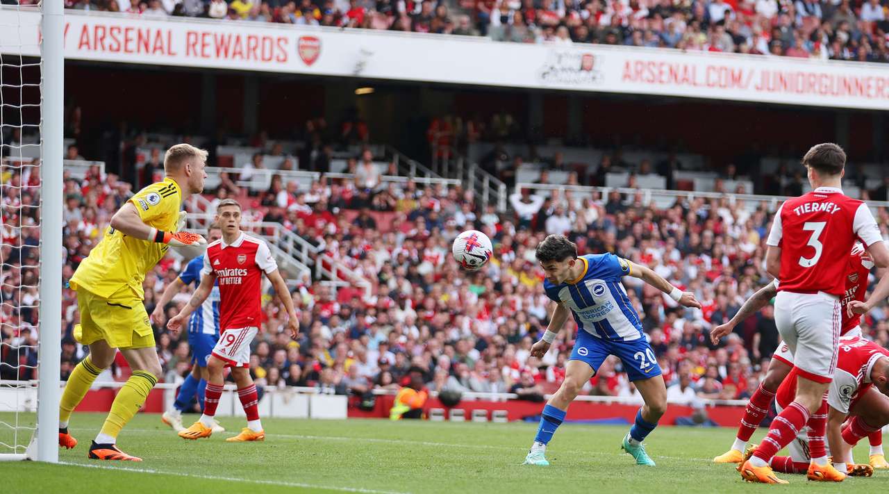 Arsenal says ‘goodbye’ to title hopes with Brighton loss