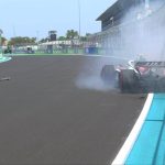 Mercedes top first practice in Miami after Hulkenberg crash