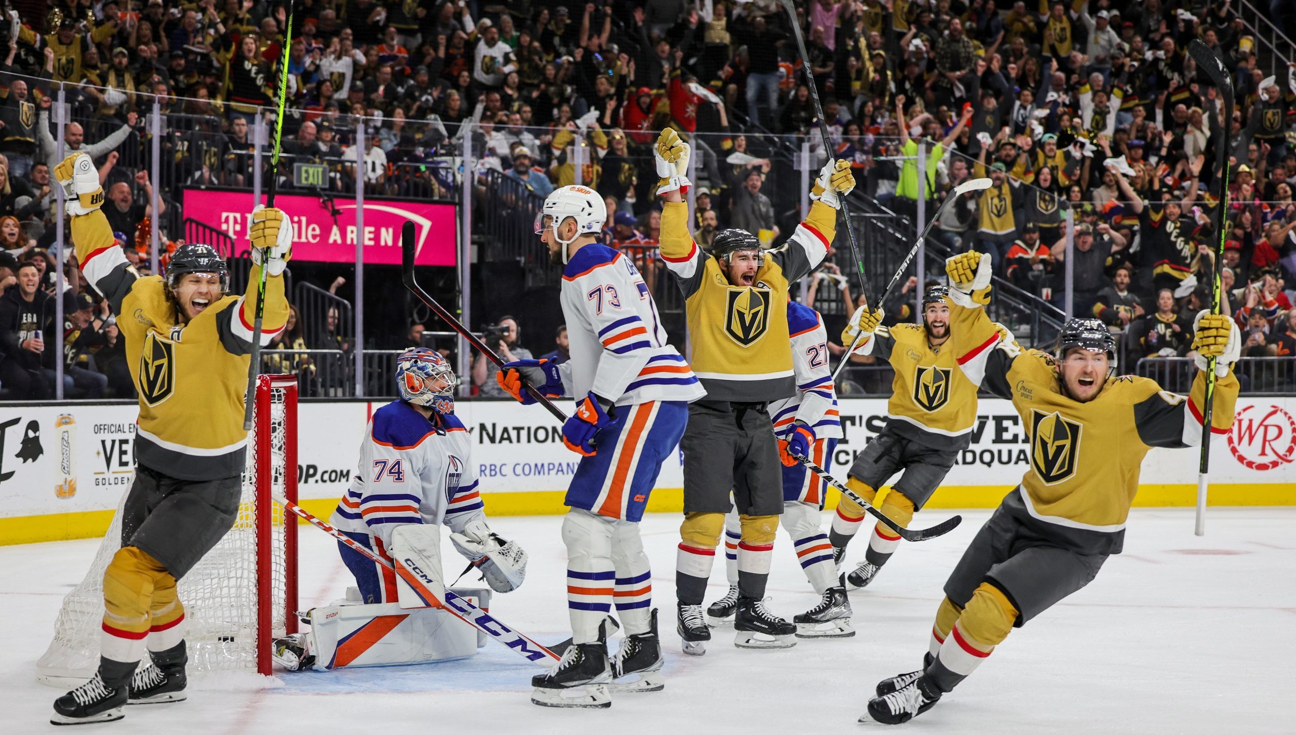 Golden Knights edge out Oilers 4-3 to take 3-2 lead