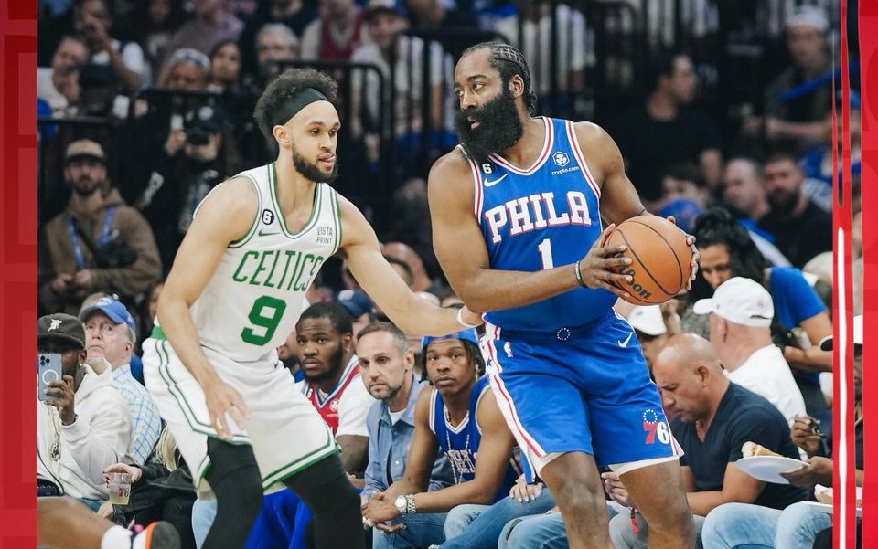 76ers ties series 2-2 vs Celtics with 116-115 after OT