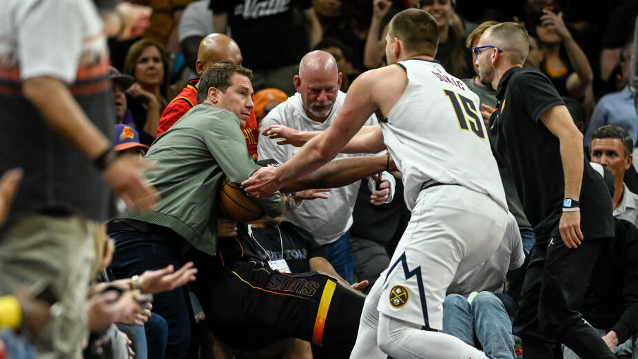 Nikola Jokic may be suspended for pushing Suns owner