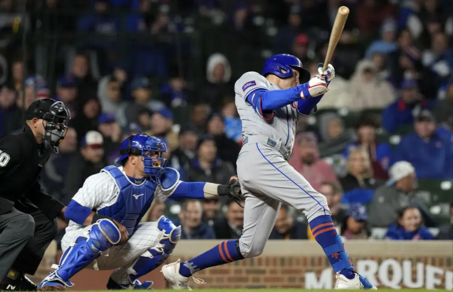 Carrasco gets 1st win as Mets rout Cubs 10-1