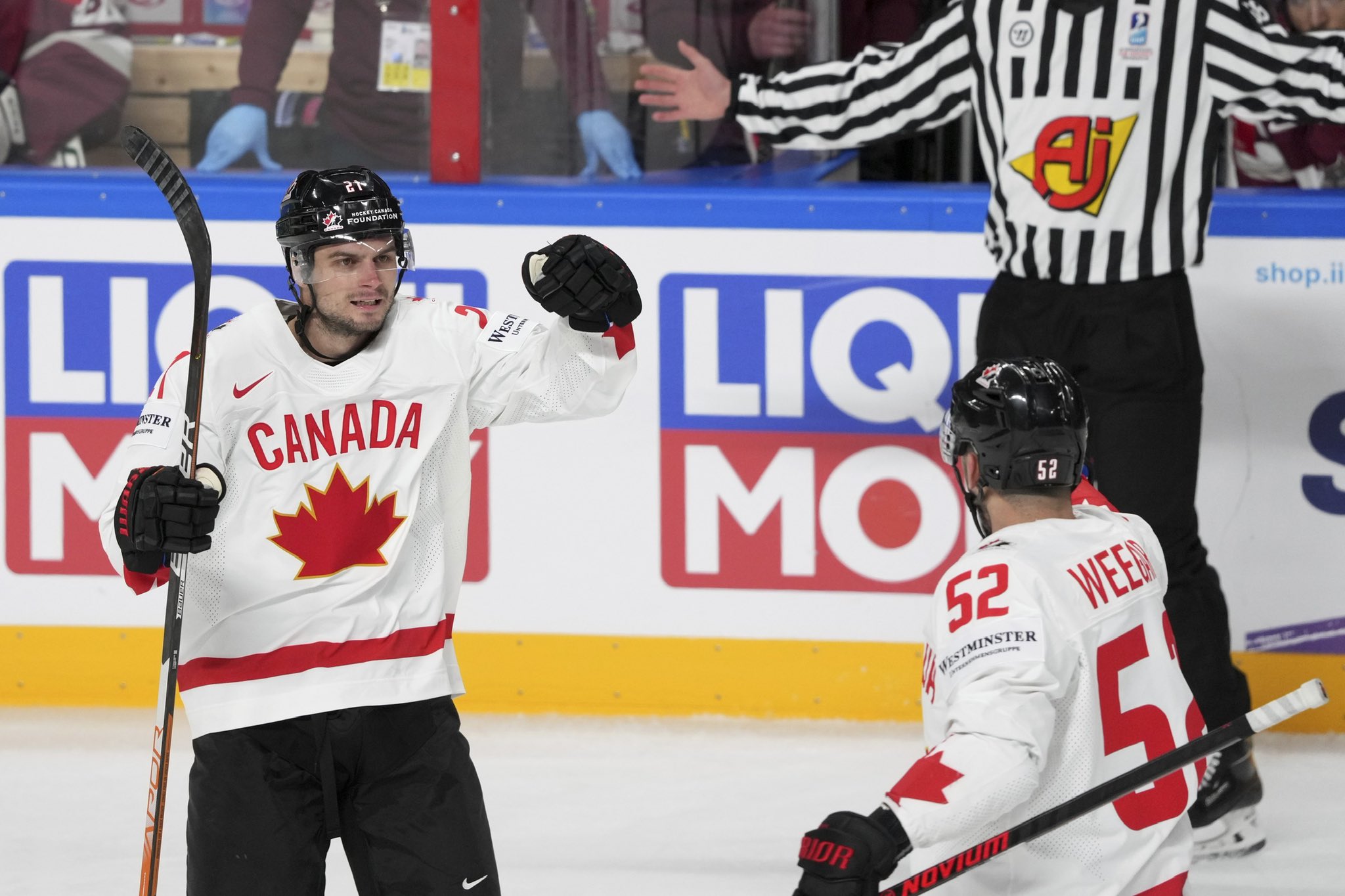Canada trash Latvia 6-0 in 1st match at the World Championship