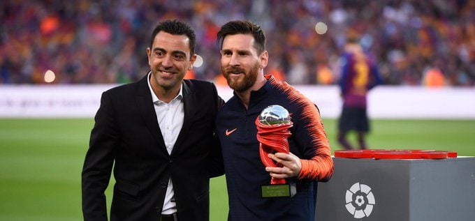 Xavi wants Messi back at Camp Nou