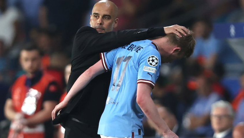Unlucky: De Bruyne out injured in a second Champions League final