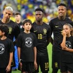 Brazil wear all-black kit as anti-racism gesture