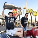 Golden Knights celebrate 1st NHL title with town parade