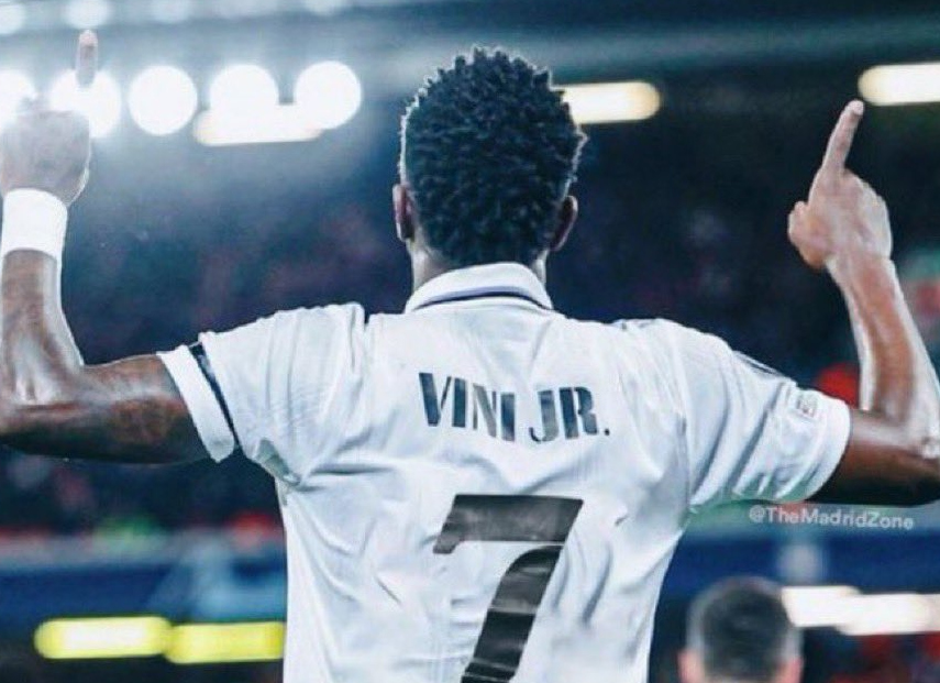 Vinicius to receive legendary No.7 shirt after Eden Hazard exit