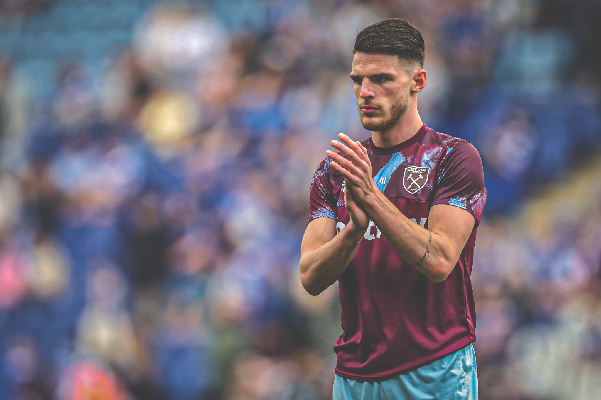 Manchester City make £90m bid for Rice