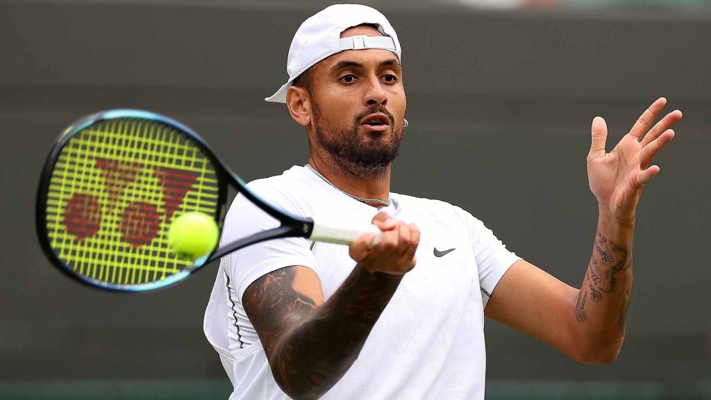 Kyrgios lost his first post-injury match